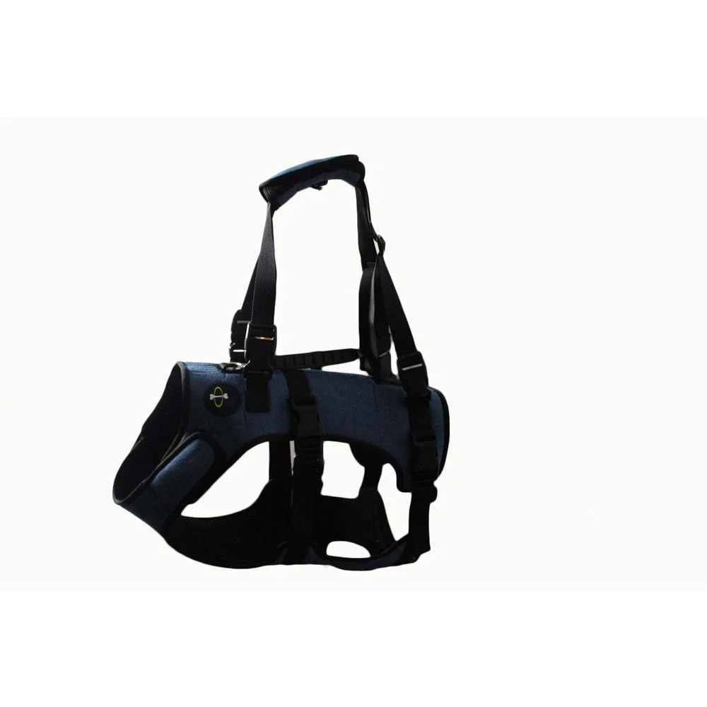 Coodeo Dog Lift Harness For Dogs 24lbs Full Body Support  Blue Medium